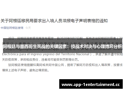阿根廷与墨西哥生死战的关键因素：技战术对决与心理博弈分析